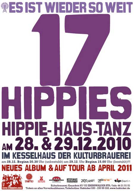 Plakat: Hippie-Haus-Tanz 2010