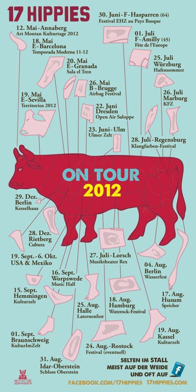 Tour-Postkarte 2012